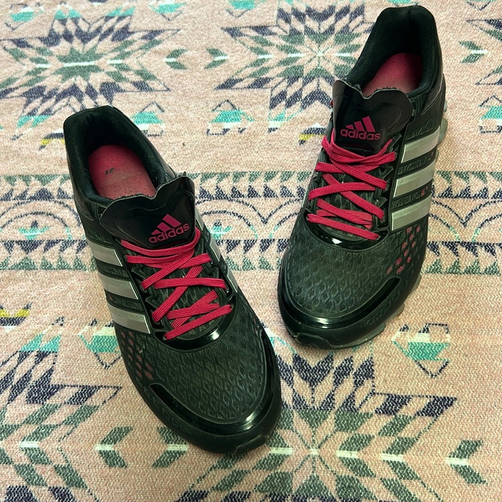Adidas Spring Blade Pink and Black Runners